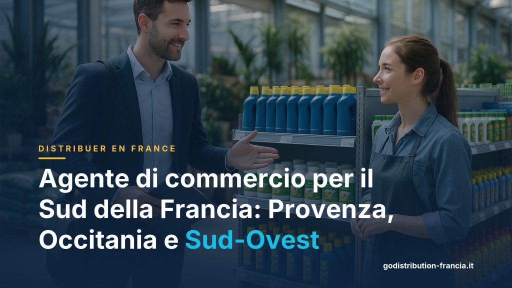 Agente di commercio per il Sud della Francia: Provenza, Occitania e Sud-Ovest